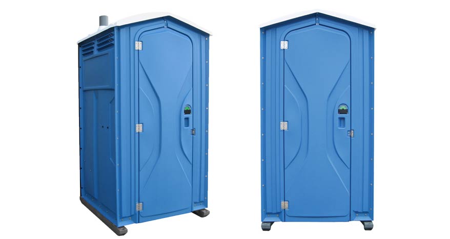 Long-term porta potty units on site in Simi Valley, California